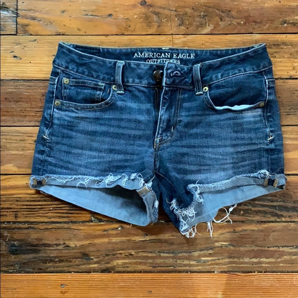 American eagle denim shorts size 4